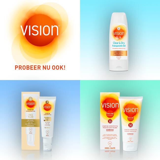 Vision Natural Bronze Zonnebrand Spray SPF30 180ML