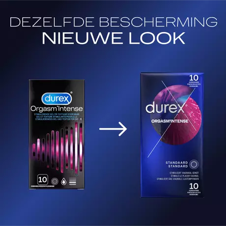 Durex Orgasm'Intense Condooms 10 stuks