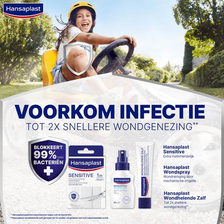 Hansaplast Sensitive Pleister 1mx6cm