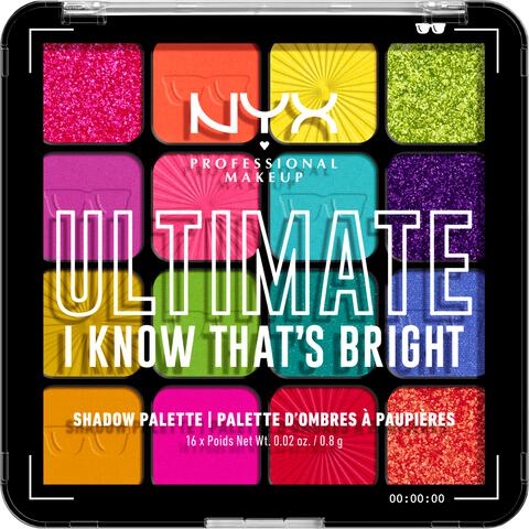 NYX Professional Makeup Ultimate Shad Pal 16-Pan I Know That'S Bright
