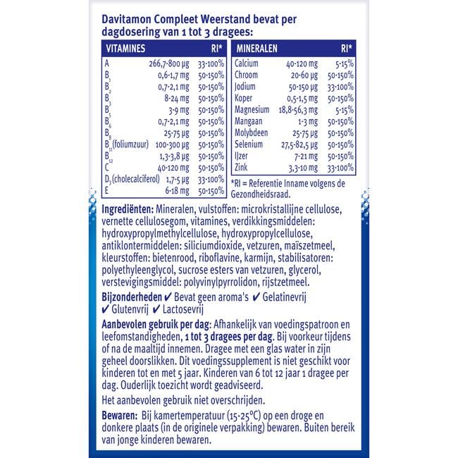 Davitamon Compleet Weerstand Met Vitamine C & D
