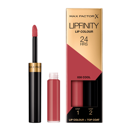 Max Factor Lipfinity Lip Colour 2-Step Long Lasting Lipstick 030 Cool