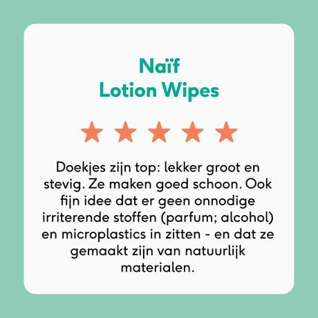 Naïf Plasticvrije Lotion Billendoekjes 24x54 stuks