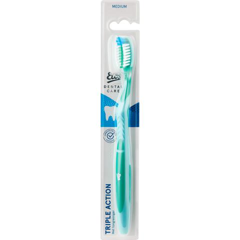 Etos Medium Triple Action Tandenborstel