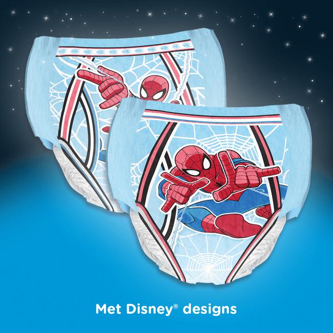 DryNites Spiderman Luierbroekjes Jongens 3 Tot 5 Jaar (16 - 23 kg) 10 stuks
