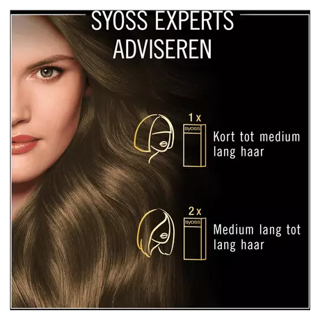 Syoss Oleo Intense Permanente Haarkleuring 6-10 Donkerblond/Blond Foncé