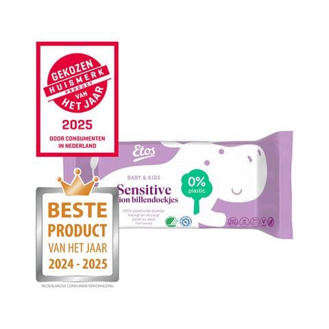 Etos Baby & Kids Sensitive Lotion Billendoekjes Single Pack