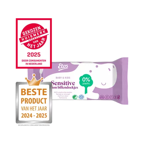 Etos Baby & Kids Sensitive Lotion Billendoekjes 80 stuks