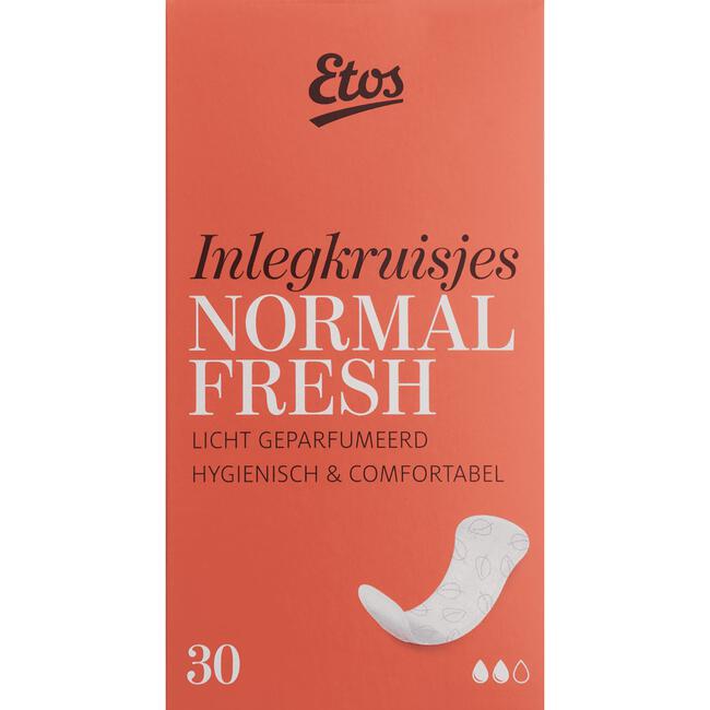 Etos Fresh Inlegkruisjes Normal 30 stuks