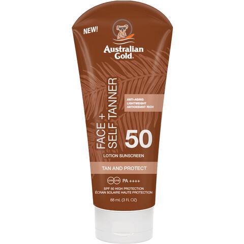 Australian Gold Face Self Tanner SPF 50 88 ML