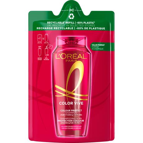 L'Oréal Paris Elvive Refill Color Vive Shampoo Navulling 250 ML