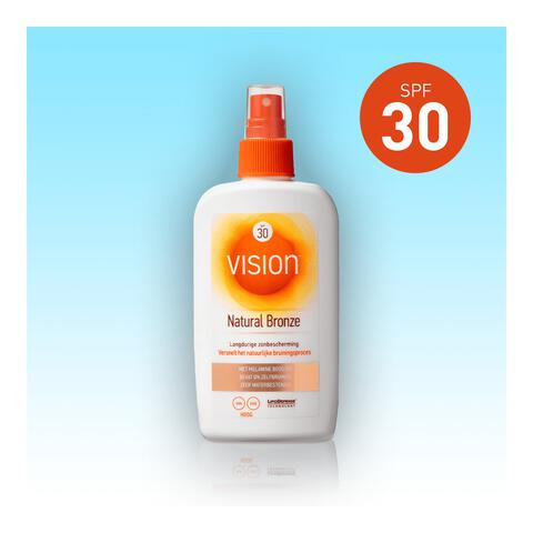 Vision Natural Bronze Zonnebrand Spray SPF30 180ML
