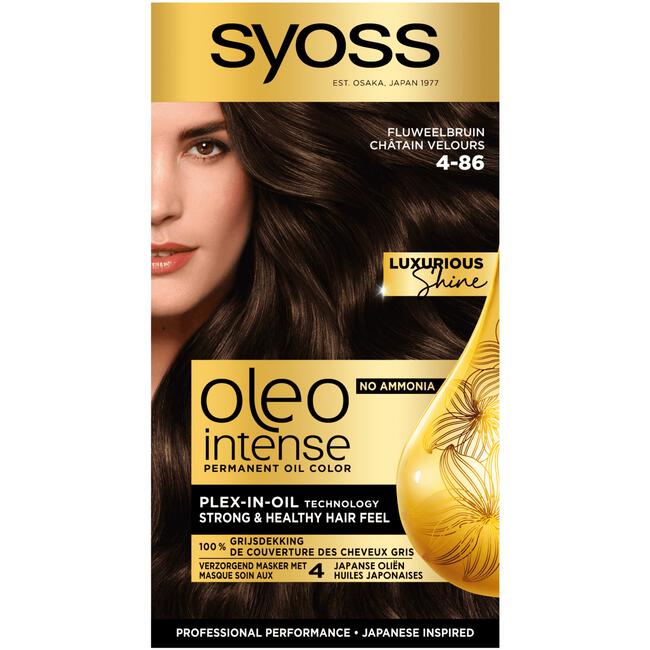 Syoss Oleo Intense 4-86 Fluweelbruin/Châtain Velours