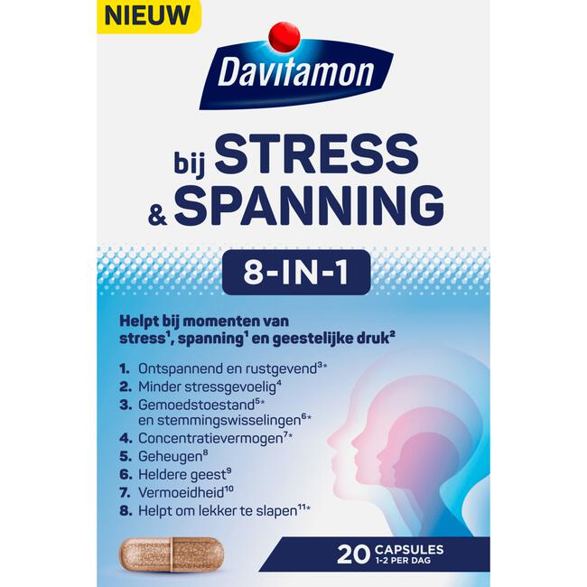 Davitamon Bij Stress & Spanning 20 stuks