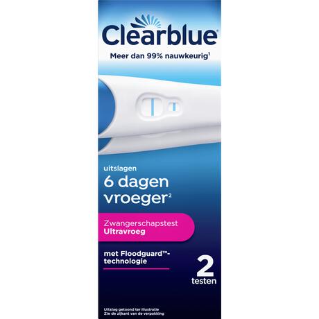 Clearblue Vroege Detectie Zwangerschapstest 2 Stuks