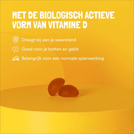 Yummygum Sunny D3 Suikervrij 60 stuks  