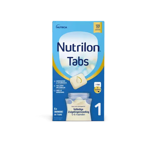 Nutrilon 1 Volledige Zuigelingenvoeding 0-6 Maanden Tabs 27 gram