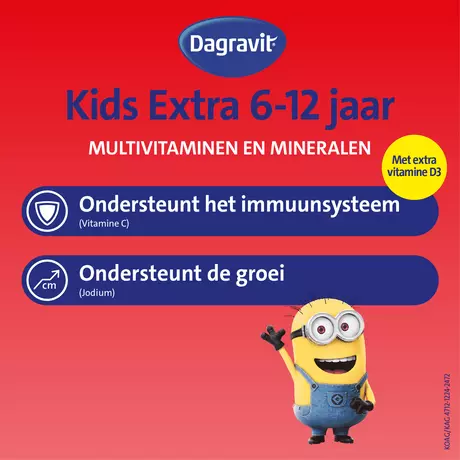 Dagravit Kids-Xtra 6-12 jaar Vitaminions 120 Gummies