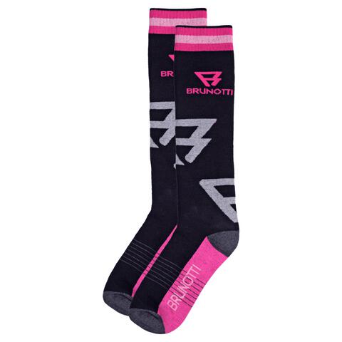 Brunotti skisokken zwart/roze 39-42 dames