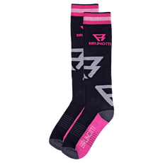 Brunotti skisokken zwart/roze 39-42 dames