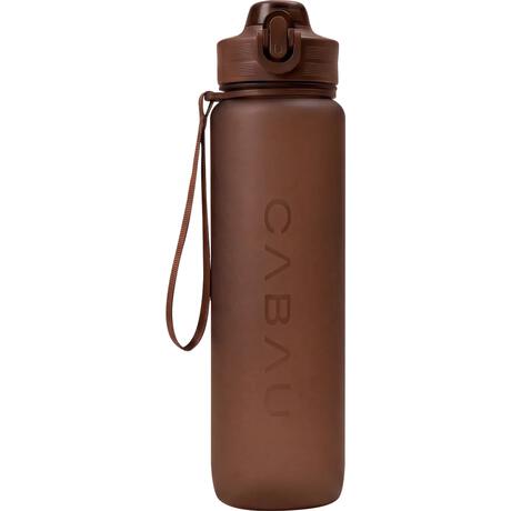 Cabau Lifestyle Bloom Water Bottle Chocolate Brown 1 Liter