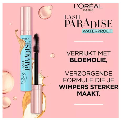 L'Oréal Paris Lash Paradise Volume Mascara Waterproof Zwart