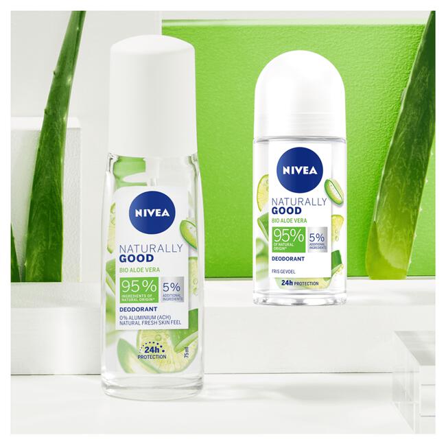 NIVEA Naturally Good Aloë Vera Deodorant Roller 50 ML