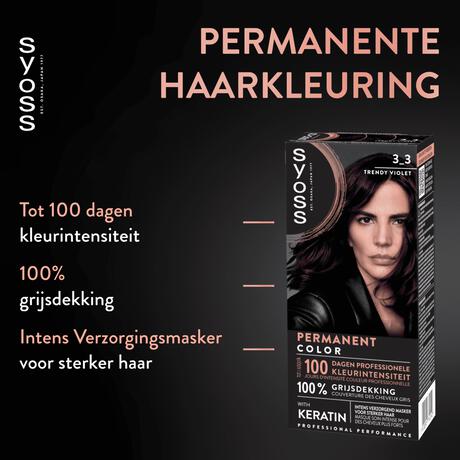 Syoss Haarverf 3-3 Trendy Violete
