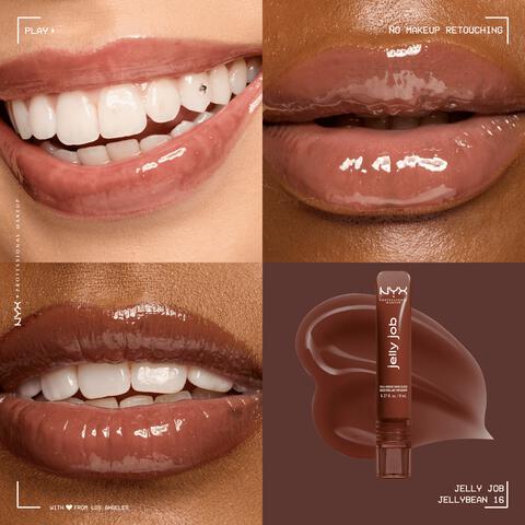 NYX Professional Makeup Jelly Job Lipgloss 16 Jellybean Bruin