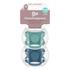 Etos Fopspeen 6-18 Maanden Groen/Blauw 2 stuks