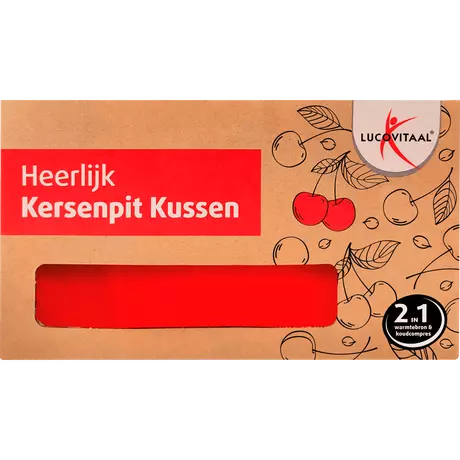 Lucovitaal Kernsenpit Kussen Vierkant 27x27 cm