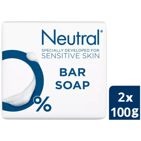 Neutral 0% Parfumvrij Blokzeep 2x100 gram