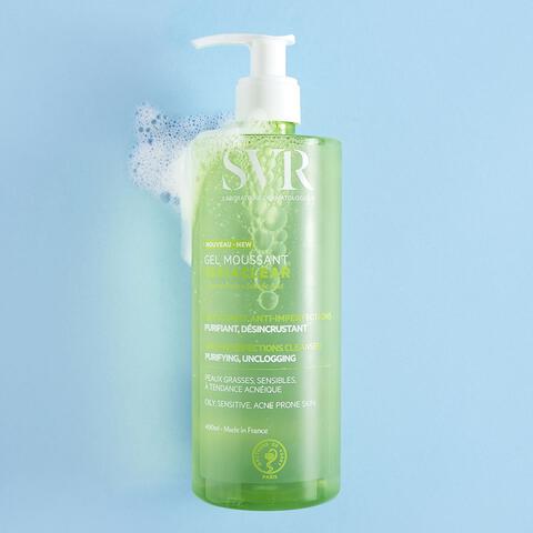SVR Sebiaclear Moussant Gel Reinigend tegen onzuiverheden 400ML