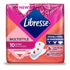 Libresse Ultra Normal Multistyle Maandverband  10 stuks