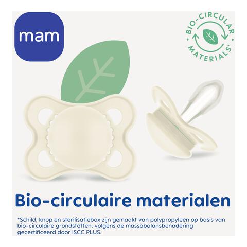 MAM Original Fopspenen 0-6 maanden Plain Uni 2 stuks