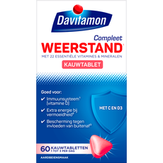 Davitamon Kauw Aardbei 60 NL