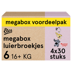 Etos Woezel & Pip Luierbroekjes XL Megabox 4x30 stuks