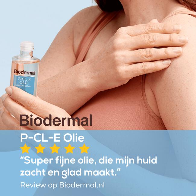 Biodermal P-CL-E Olie Huidverzorging bij Striae, Littekens en Droge Huid 75ML