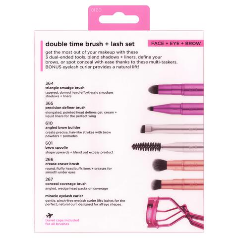 Real Techniques Double Time Brush + Lash Set