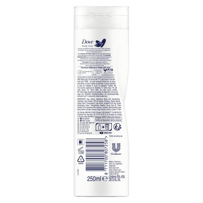 Dove Body Love Intense Care Bodylotion 250 ML
