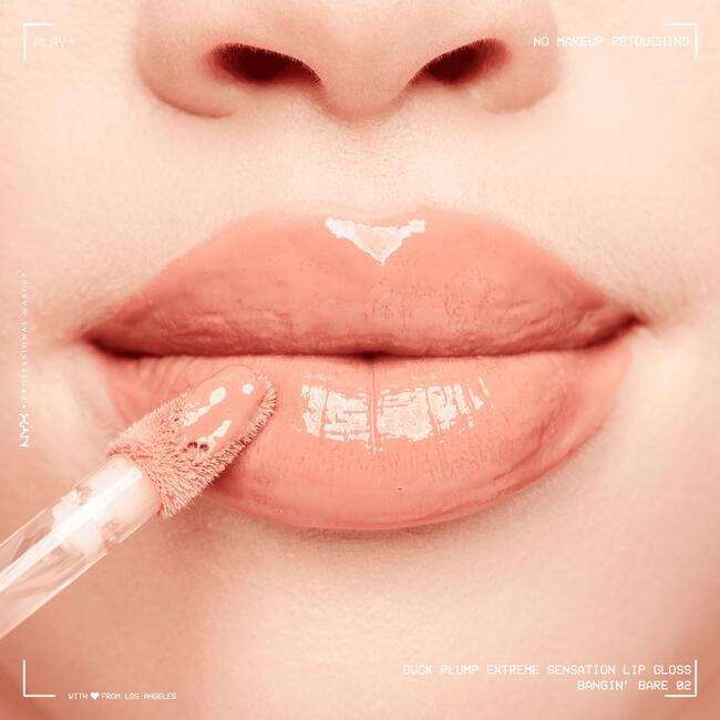 NYX Professional Makeup Duck Plump Lip Plumping Laquer Lipgloss 9 Strike A Rose