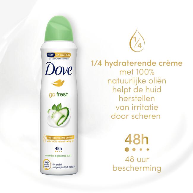 Dove Go Fresh Cucumber & Green Tea Anti-Transpirant Deodorant Spray 150 ML