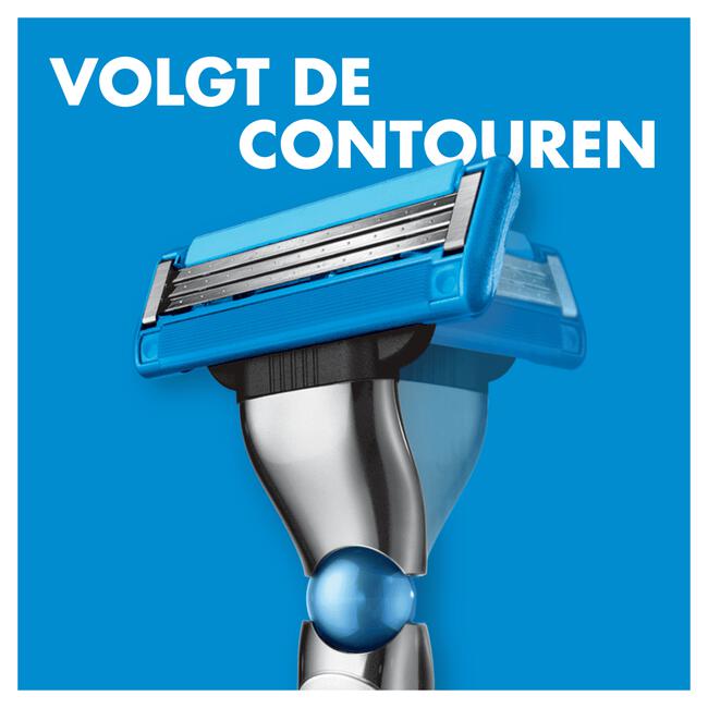 Gillette Mach3 Turbo Scheersysteem Met 2 Navulmesjes
