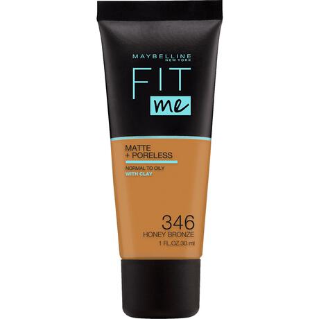 Maybelline New York Fit Me Matte + Poreless Foundation 346 Honey Bronze