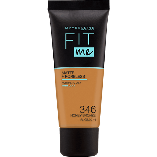 Maybelline New York Fit Me Matte + Poreless Foundation 346 Honey Bronze