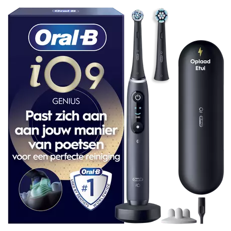 Oral-B iO 9S Zwart Elektrische Tandenborstel