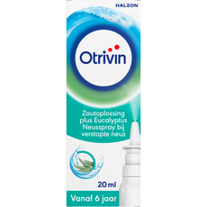 Otrivin Zoutoplossing Plus Eucalyptus Neusspray bij een Verstopte Neus 20 ML