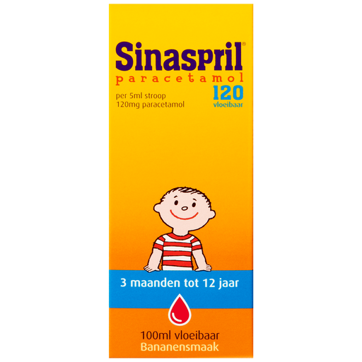 Sinaspril Vloeibaar Paracetamol 120 MG 100 ML