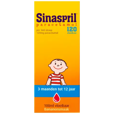 Sinaspril Vloeibaar Paracetamol 120 MG 100 ML