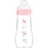 MAM Baby Feel Good Glass Bottle Babyfles Pink 260 ML